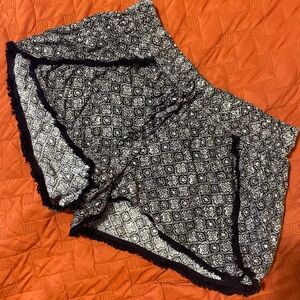 Boho micro shorts